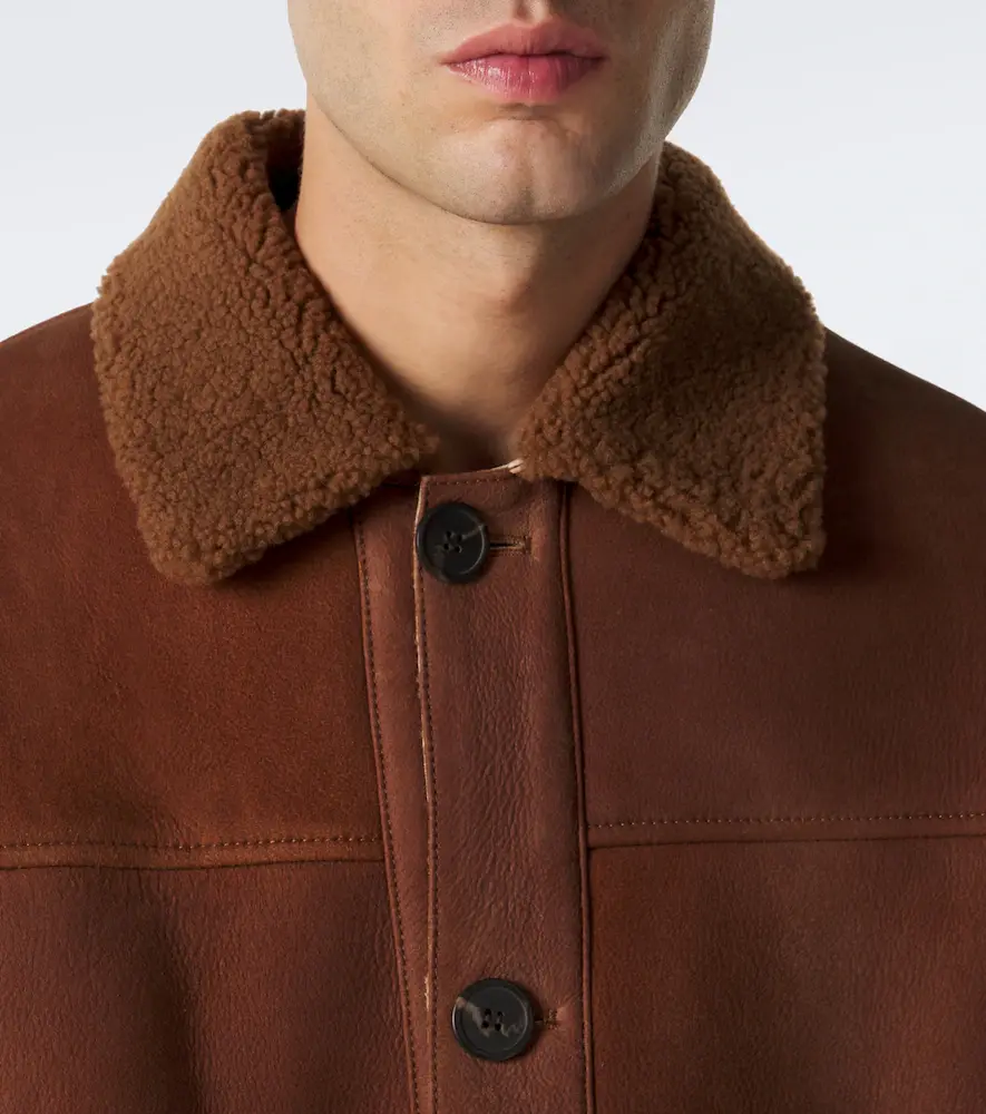 ARMA Rickson shearling-trimmed leather jacket | Thumbnail 7 ARMA Rickson shearling-trimmed leather jacket | Thumbnail 7