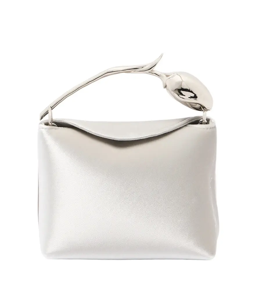Erdem Bloom Mini velvet top-handle bag