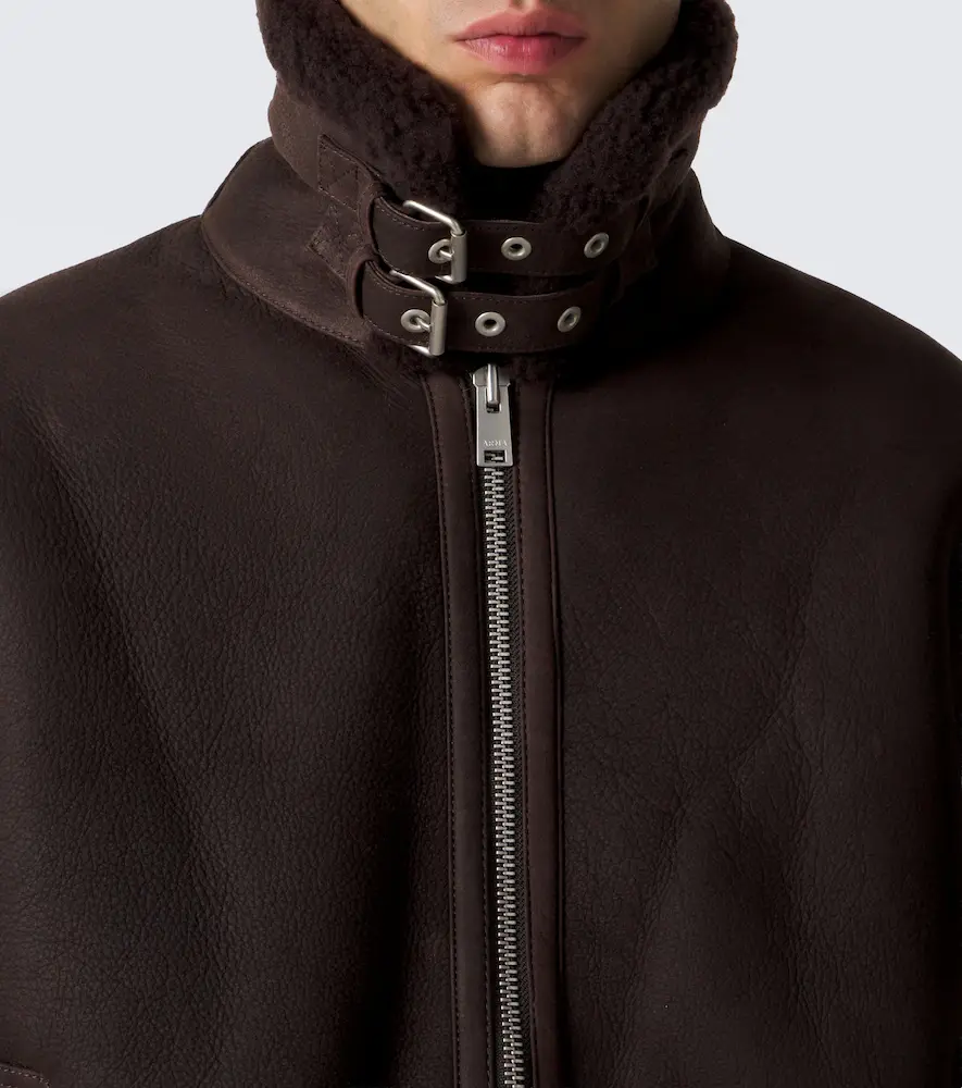 ARMA Sano shearling-lined leather jacket | Thumbnail 3