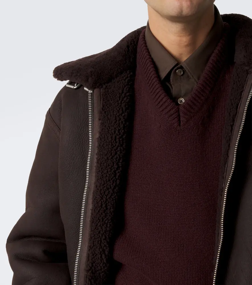 ARMA Sano shearling-lined leather jacket | Thumbnail 4