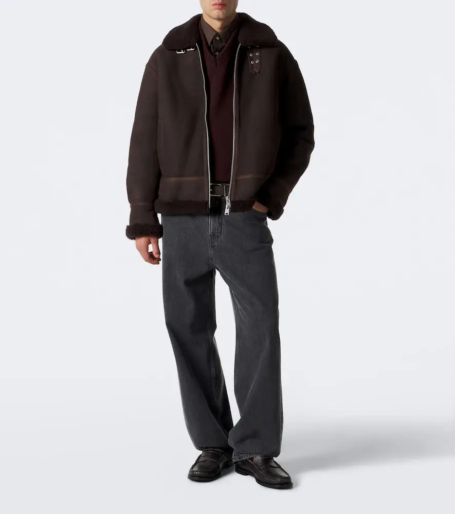ARMA Sano shearling-lined leather jacket | Thumbnail 7