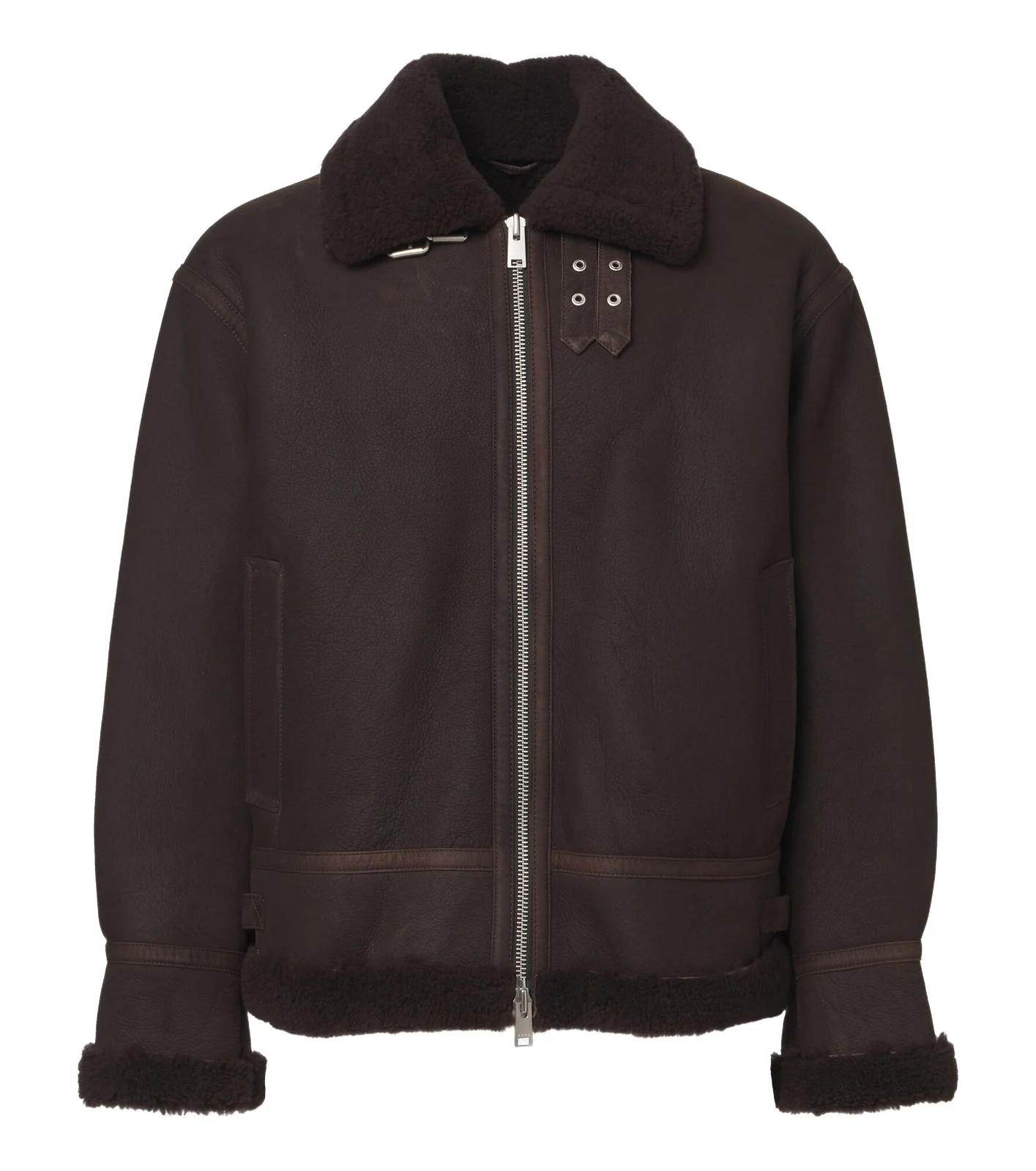 ARMA Sano shearling-lined leather jacket