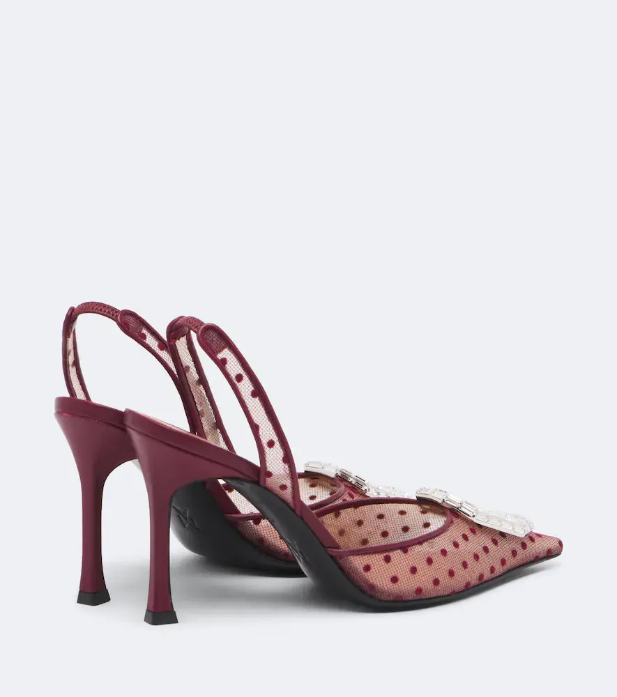 Amina Muaddi Camelia point d'Esprit slingback pumps | Thumbnail 2 Amina Muaddi Camelia point d'Esprit slingback pumps | Thumbnail 2