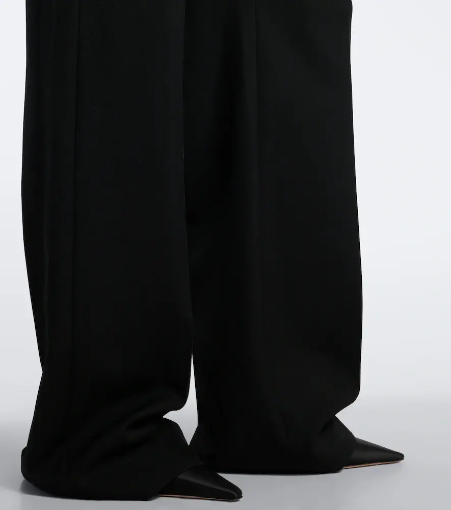 Tom Ford Belted wool wide-leg pants | Thumbnail 3 Tom Ford Belted wool wide-leg pants | Thumbnail 3