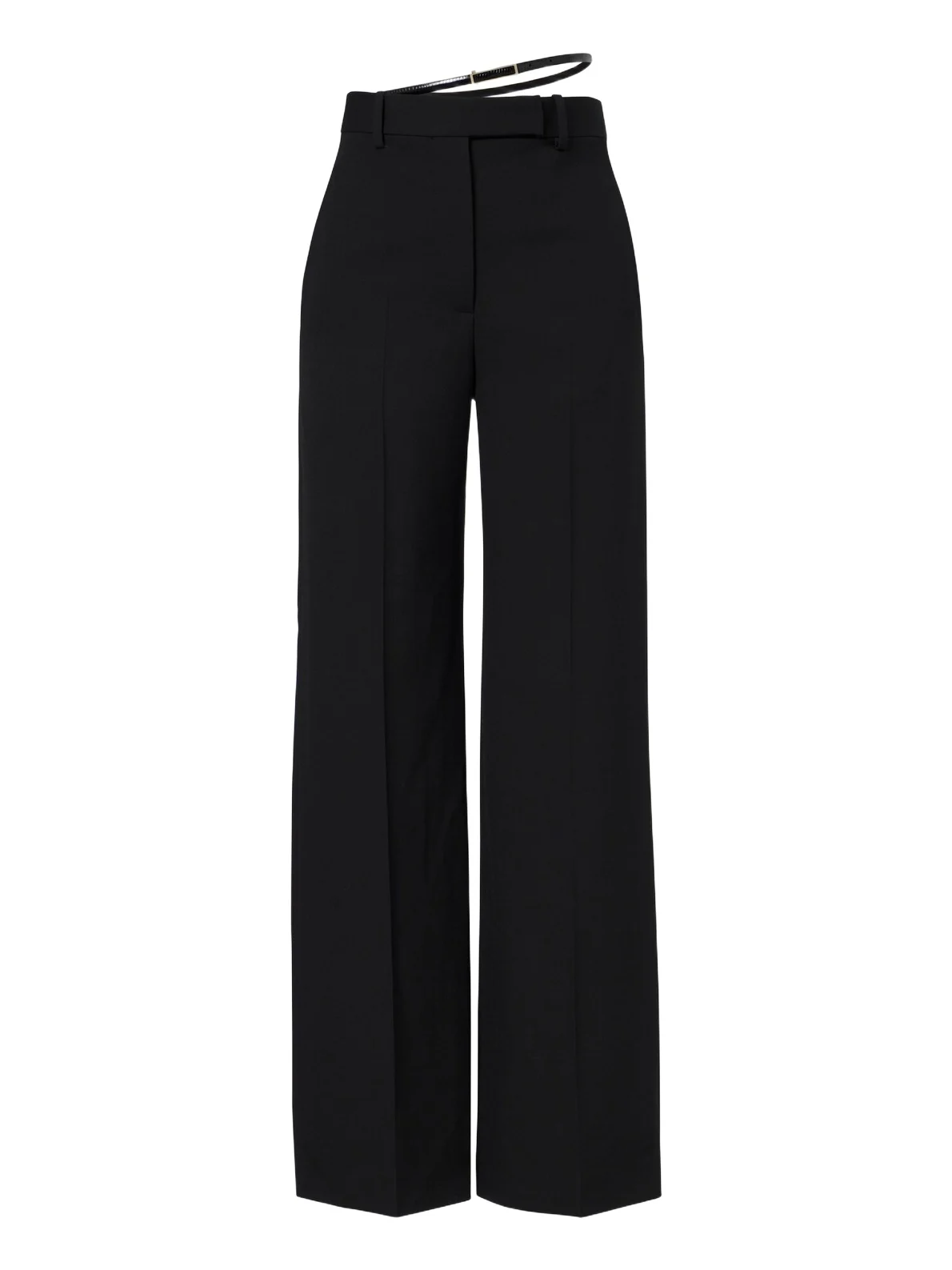 Belted wool wide-leg pants Belted wool wide-leg pants