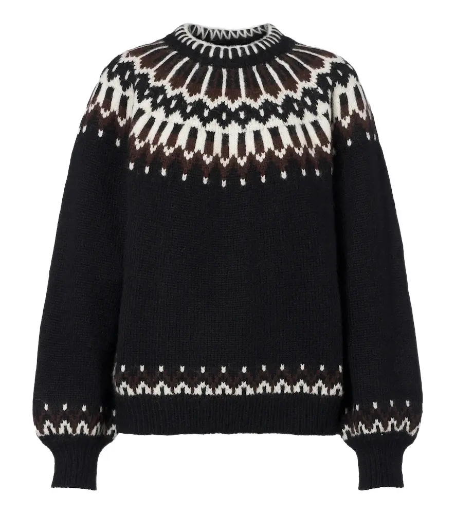DÔEN Dôen Field alpaca and wool-blend sweater