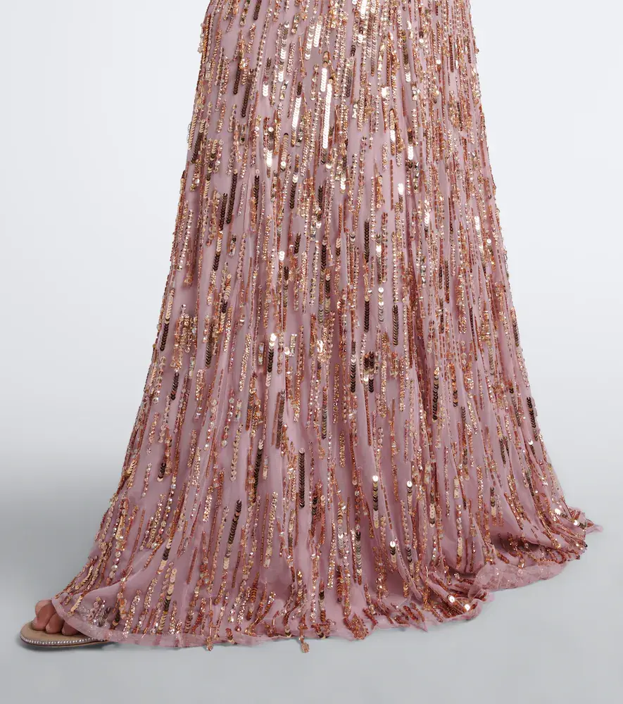 Jenny Packham Leia caped embellished gown | Thumbnail 3 Jenny Packham Leia caped embellished gown | Thumbnail 3