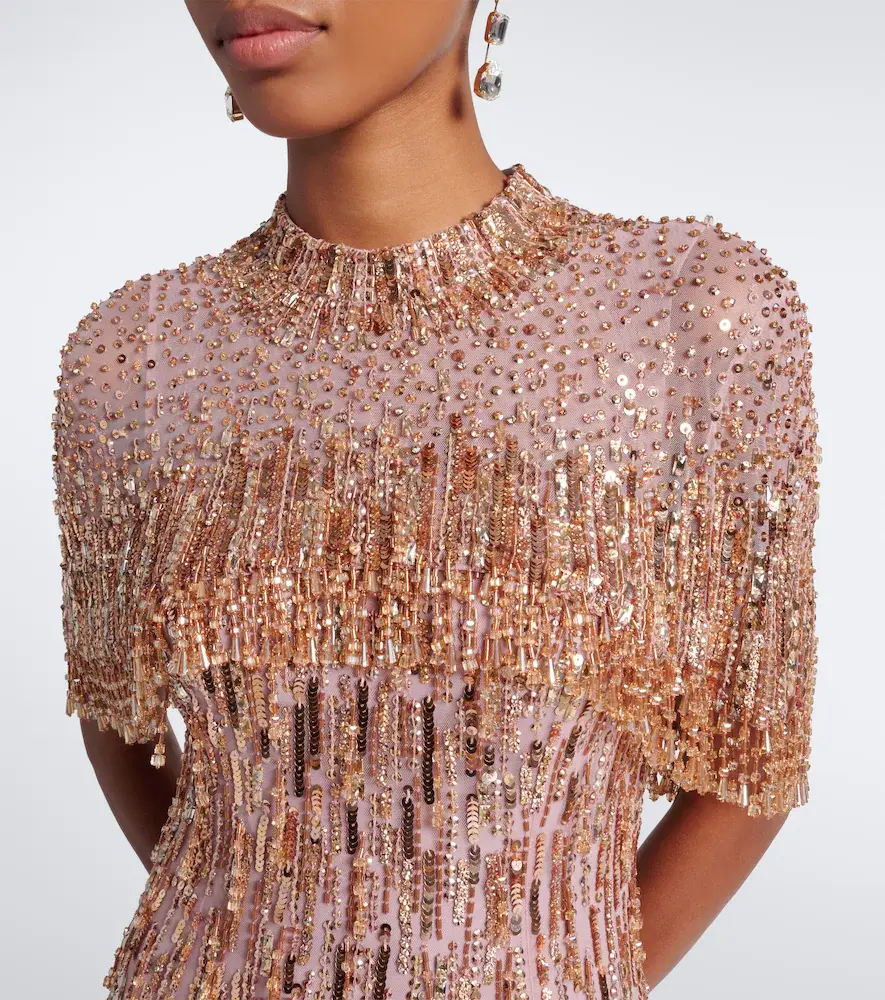 Jenny Packham Leia caped embellished gown | Thumbnail 5 Jenny Packham Leia caped embellished gown | Thumbnail 5