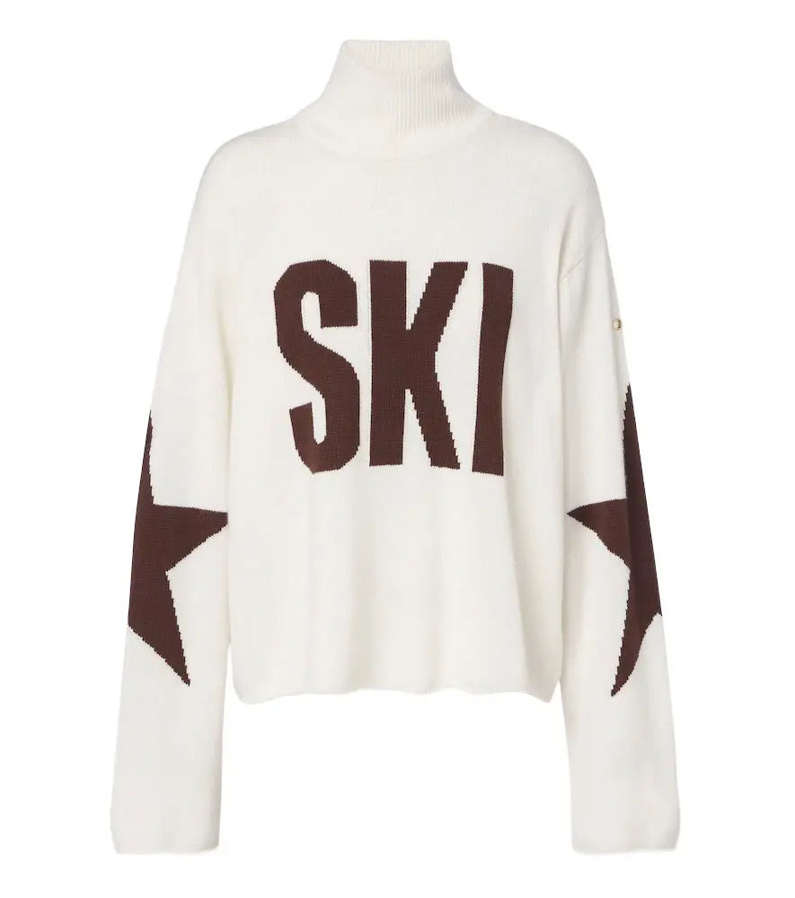 Intarsia wool-blend turtleneck sweater Intarsia wool-blend turtleneck sweater