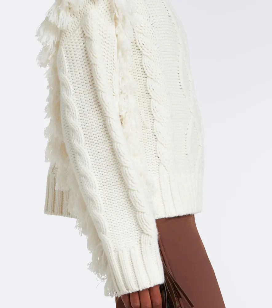Goldbergh Brit cable-knit fringed wool sweater | Thumbnail 2 Goldbergh Brit cable-knit fringed wool sweater | Thumbnail 2