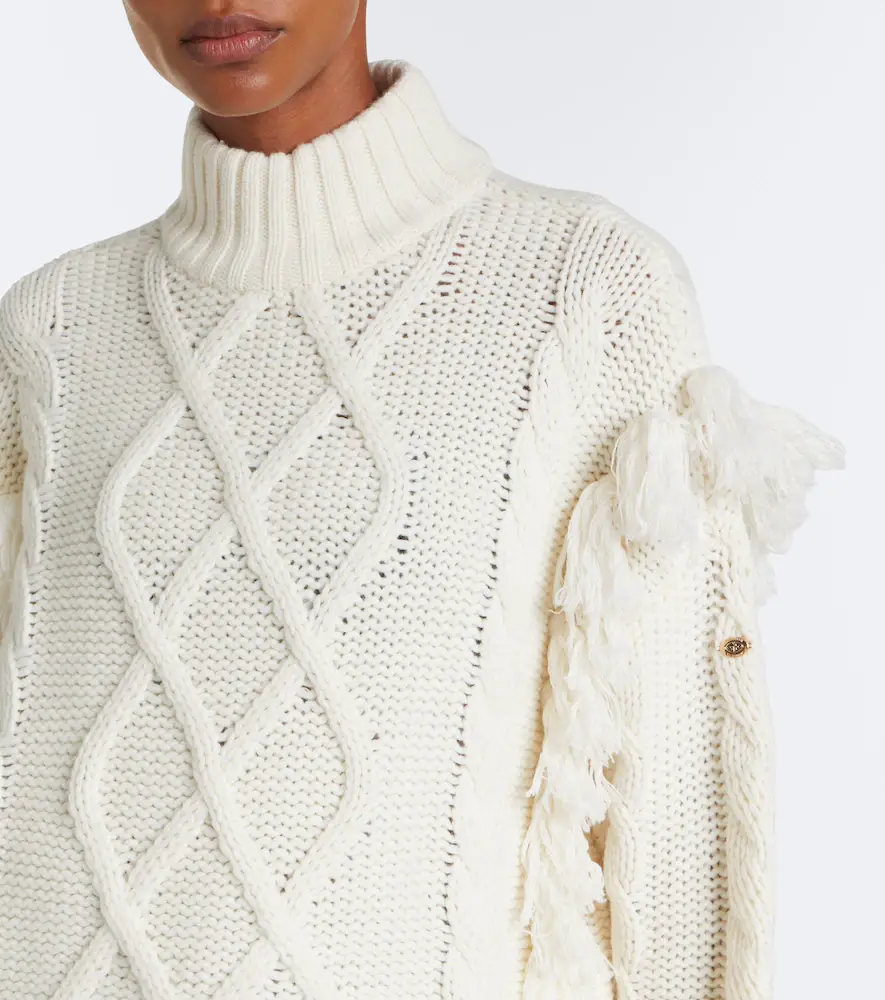 Goldbergh Brit cable-knit fringed wool sweater | Thumbnail 5 Goldbergh Brit cable-knit fringed wool sweater | Thumbnail 5