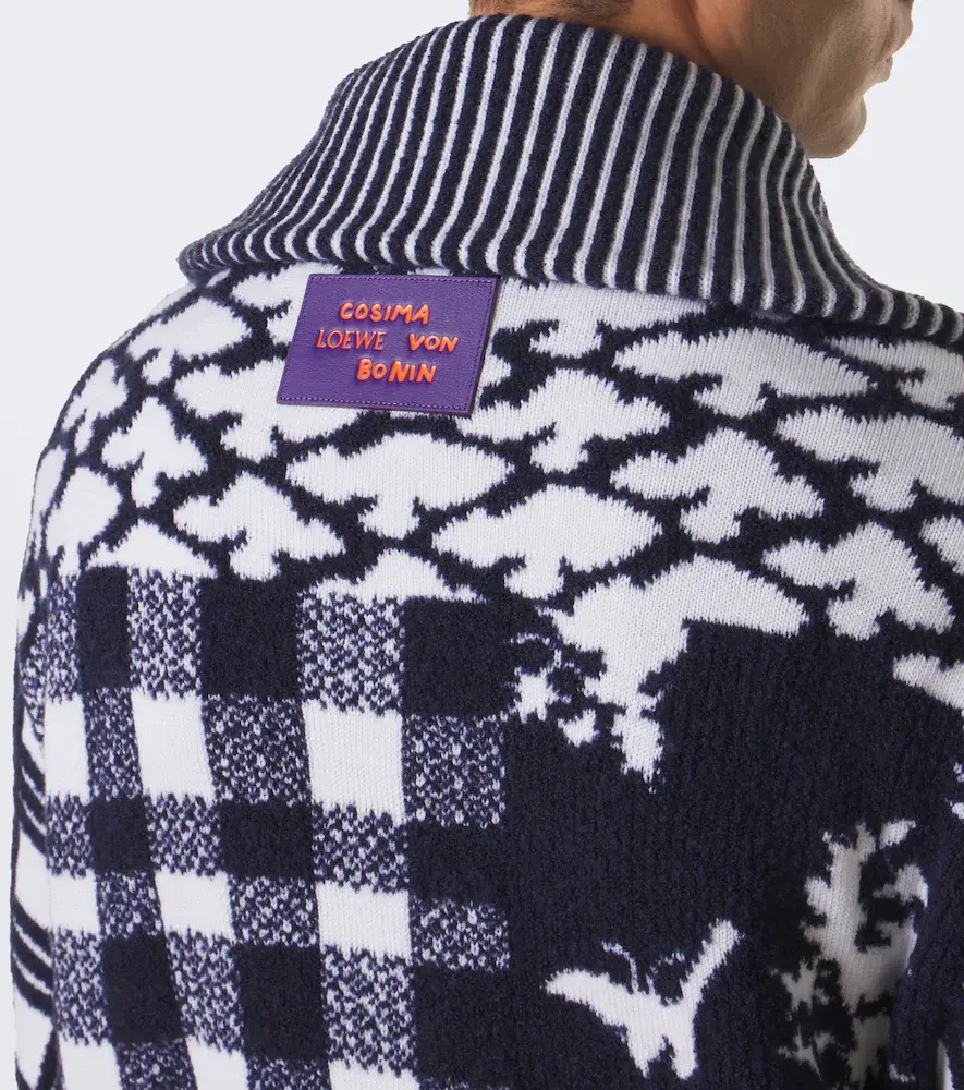 Loewe x Cosima von Bonin jacquard wool-blend sweater | Thumbnail 5