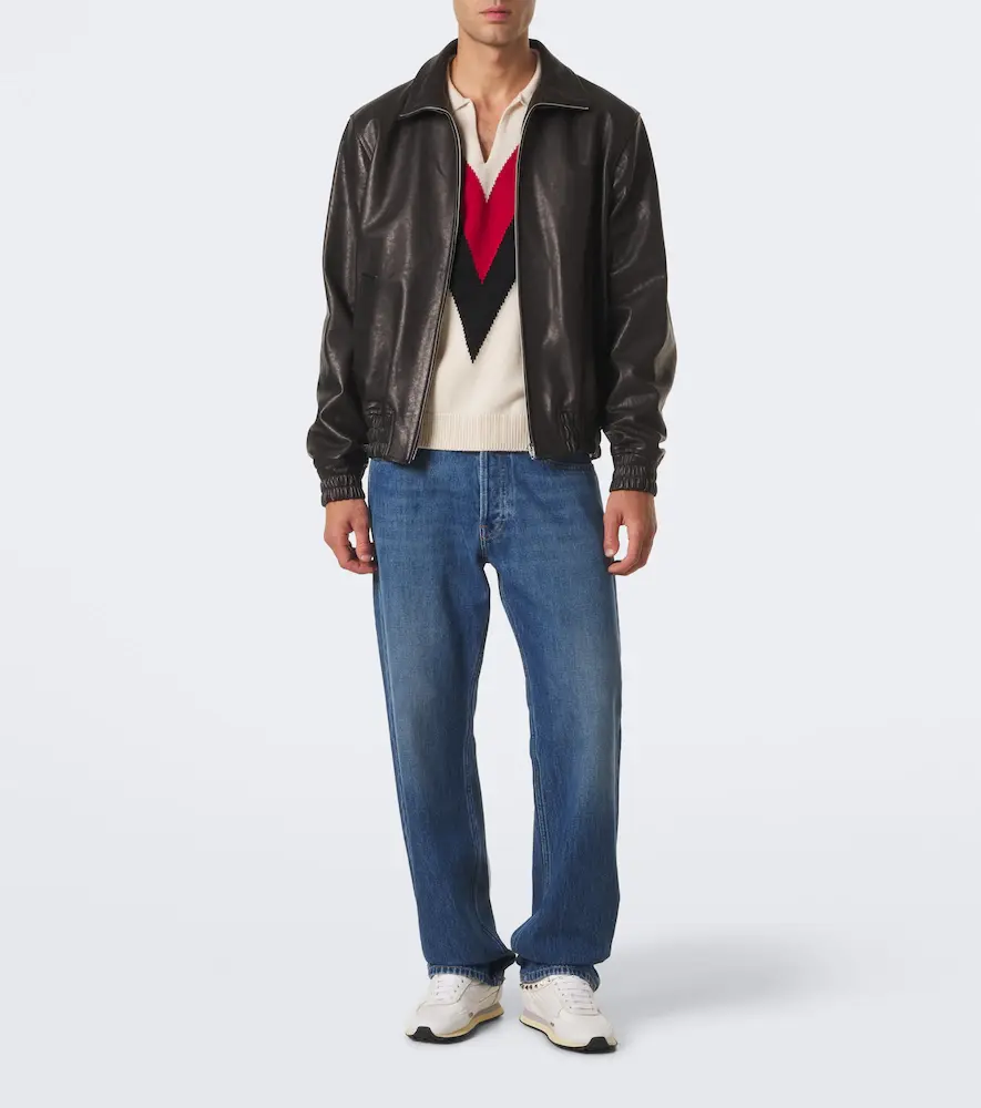 Valentino Garavani Stud Up leather-trimmed sneakers | Thumbnail 7 Valentino Garavani Stud Up leather-trimmed sneakers | Thumbnail 7