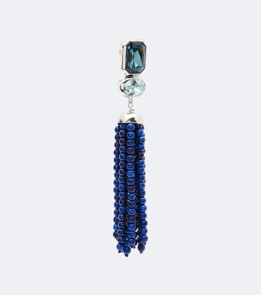 Jennifer Behr Embellished fringed drop earrings | Thumbnail 2 Jennifer Behr Embellished fringed drop earrings | Thumbnail 2
