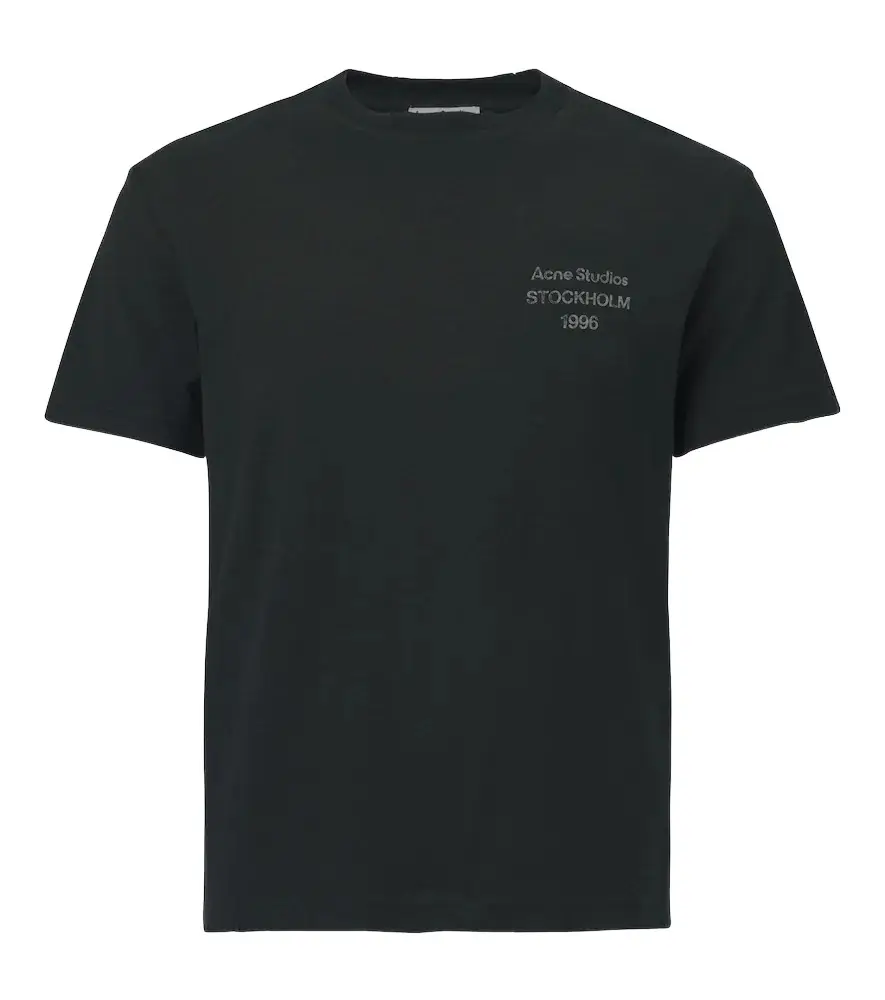 Logo cotton-blend jersey T-shirt Logo cotton-blend jersey T-shirt