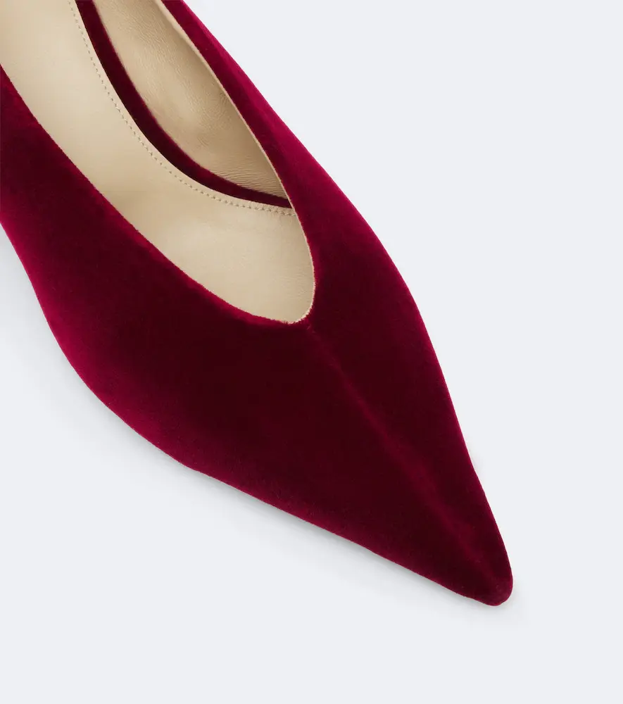 Le Monde Béryl Le Monde Béryl Babouche velvet pumps | Thumbnail 2 Le Monde Béryl Le Monde Béryl Babouche velvet pumps | Thumbnail 2