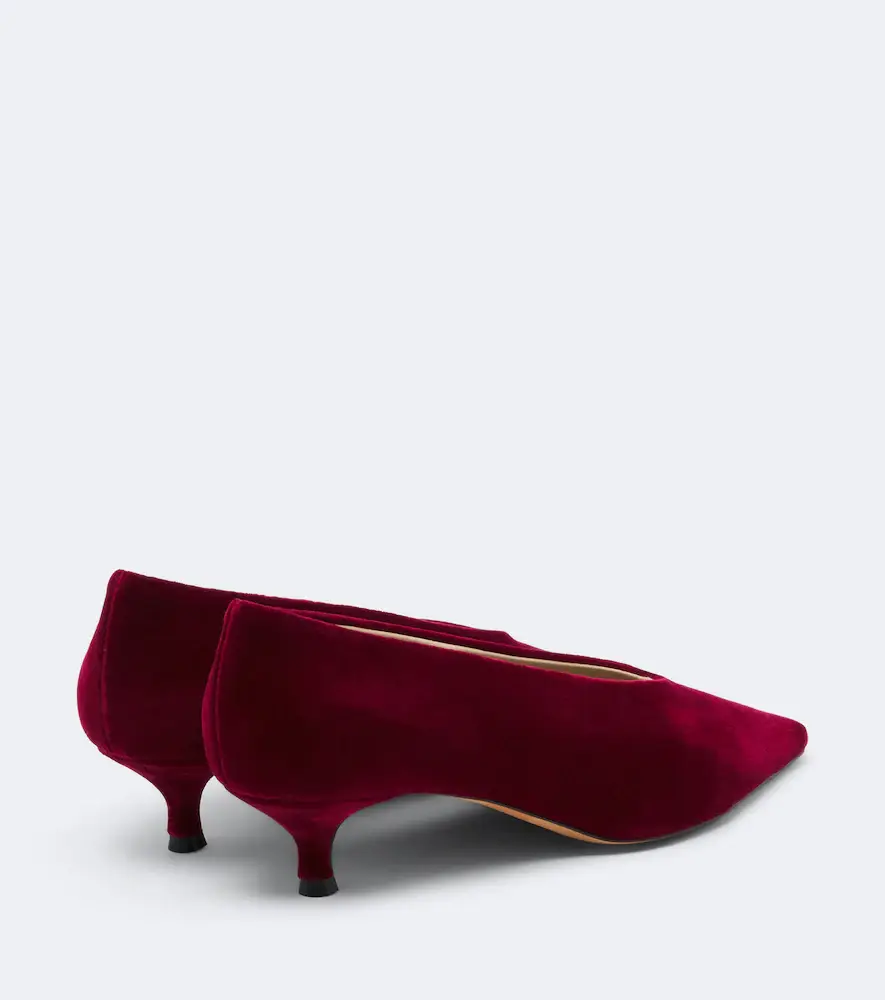 Le Monde Béryl Le Monde Béryl Babouche velvet pumps | Thumbnail 3 Le Monde Béryl Le Monde Béryl Babouche velvet pumps | Thumbnail 3