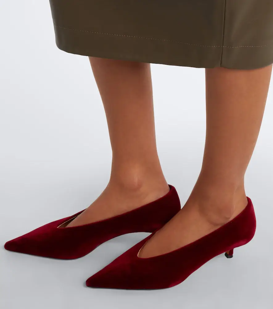 Le Monde Béryl Le Monde Béryl Babouche velvet pumps | Thumbnail 5 Le Monde Béryl Le Monde Béryl Babouche velvet pumps | Thumbnail 5