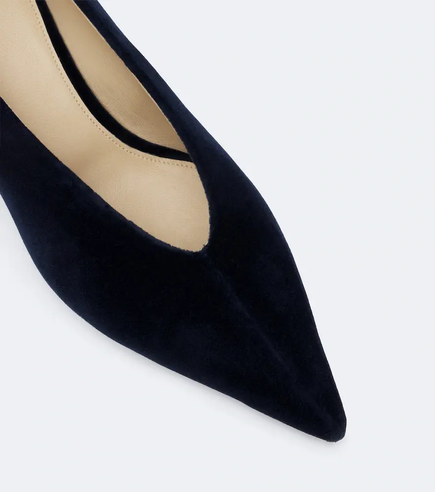 Le Monde Béryl Le Monde Béryl Babouche velvet pumps | Thumbnail 3 Le Monde Béryl Le Monde Béryl Babouche velvet pumps | Thumbnail 3