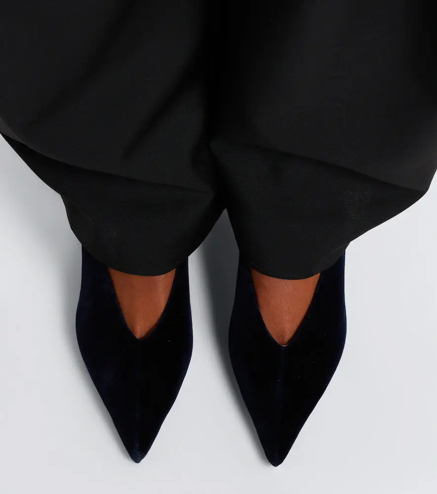 Le Monde Béryl Le Monde Béryl Babouche velvet pumps | Thumbnail 6 Le Monde Béryl Le Monde Béryl Babouche velvet pumps | Thumbnail 6