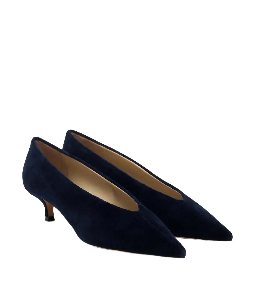 Le Monde Béryl Le Monde Béryl Babouche velvet pumps