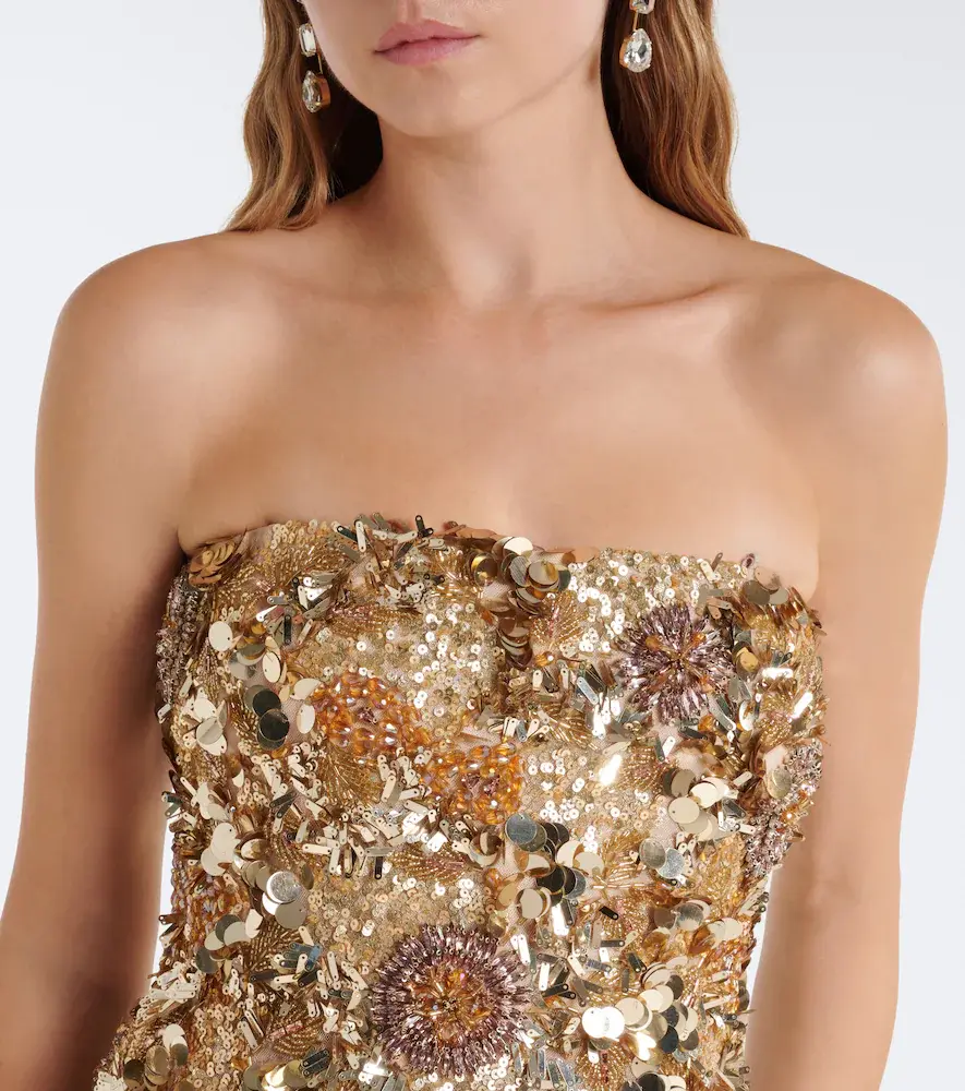 RACHEL GILBERT Pepito embellished bustier gown | Thumbnail 4 RACHEL GILBERT Pepito embellished bustier gown | Thumbnail 4