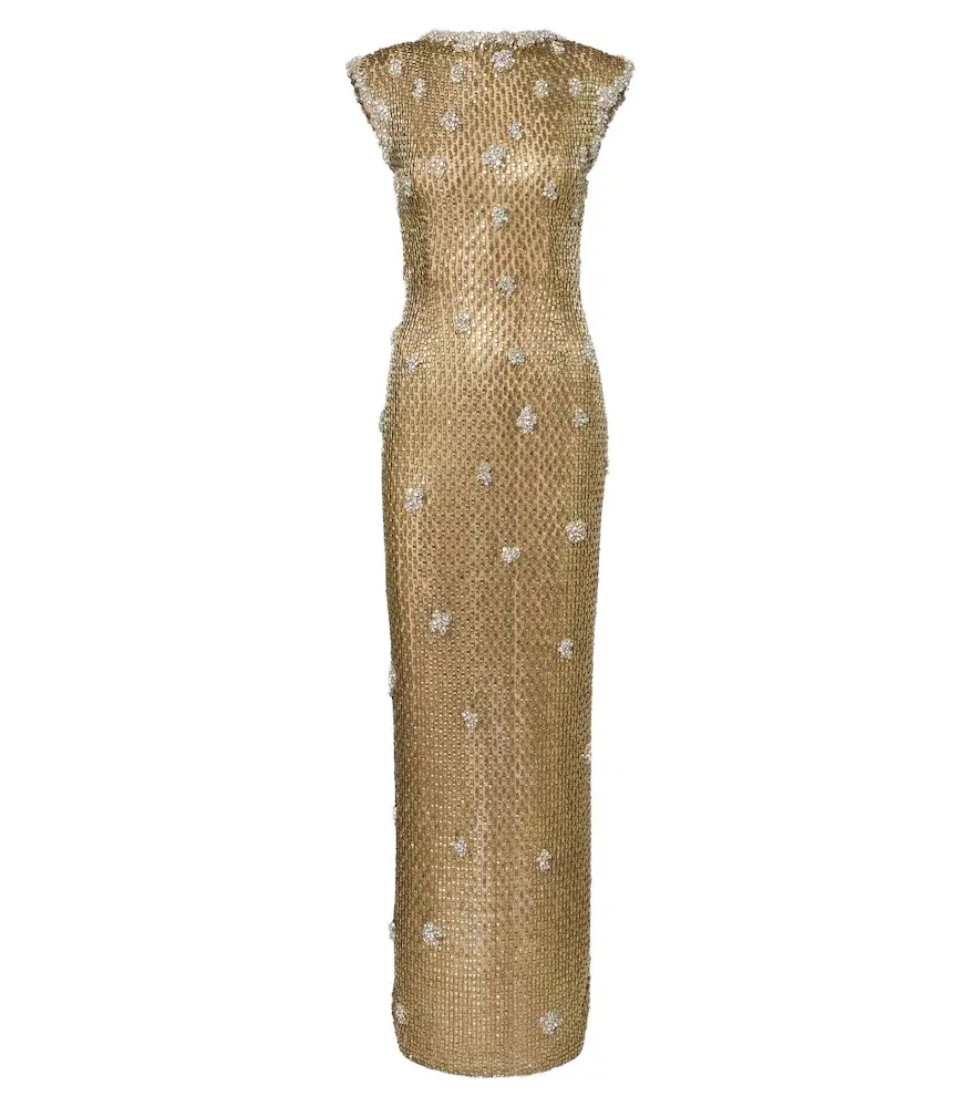 RACHEL GILBERT Solana embellished gown