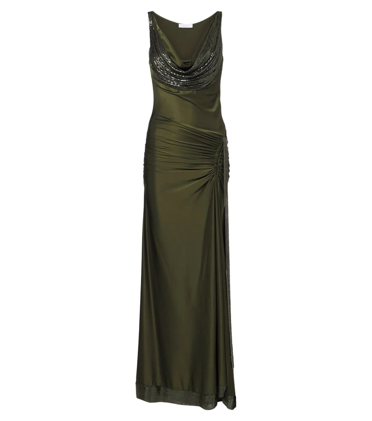 Rabanne Chainmail satin gown