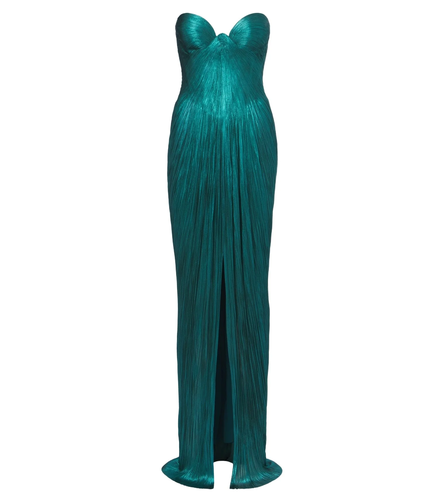 Nadira pleated silk bustier gown Nadira pleated silk bustier gown