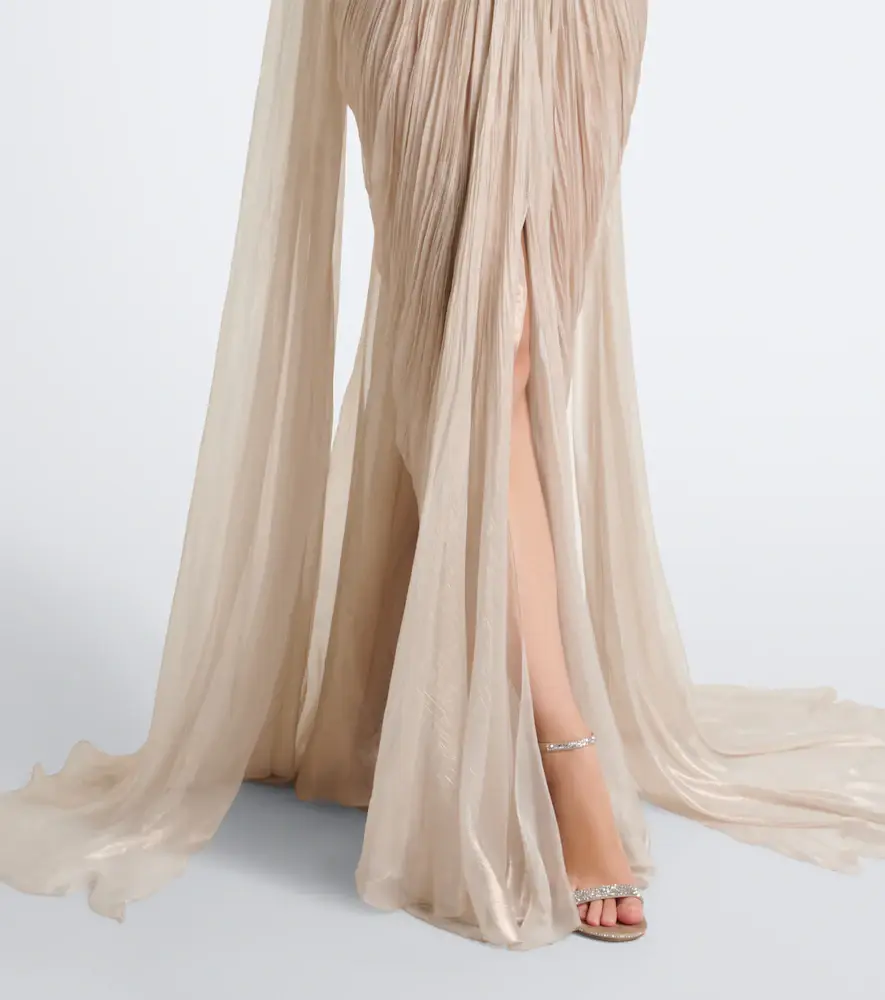 Maria Lucia Hohan Cecilia silk bustier gown and cape set | Thumbnail 7 Maria Lucia Hohan Cecilia silk bustier gown and cape set | Thumbnail 7