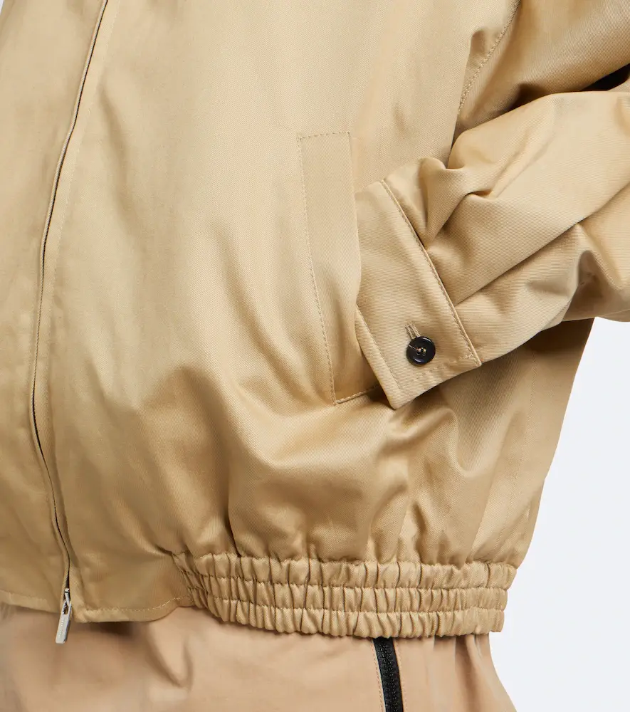 Miu Miu Padded cotton twill blouson jacket | Thumbnail 5 Miu Miu Padded cotton twill blouson jacket | Thumbnail 5