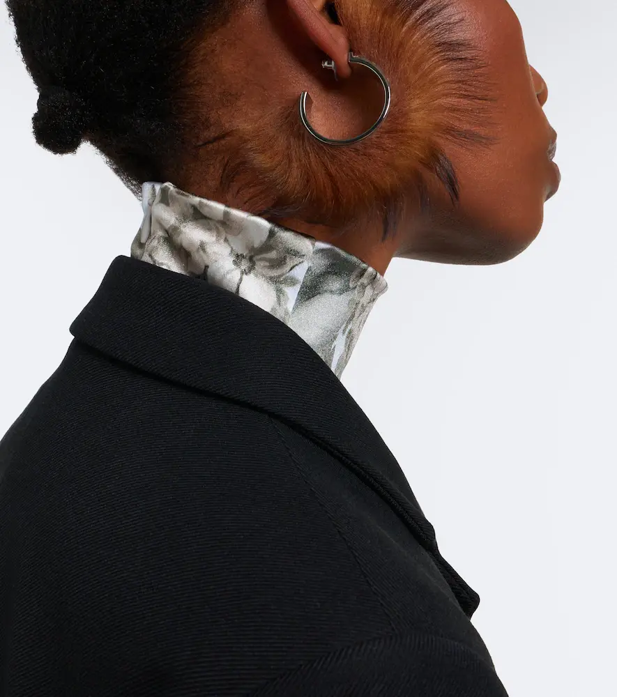 Acne Studios Shearling hoop earrings | Thumbnail 6