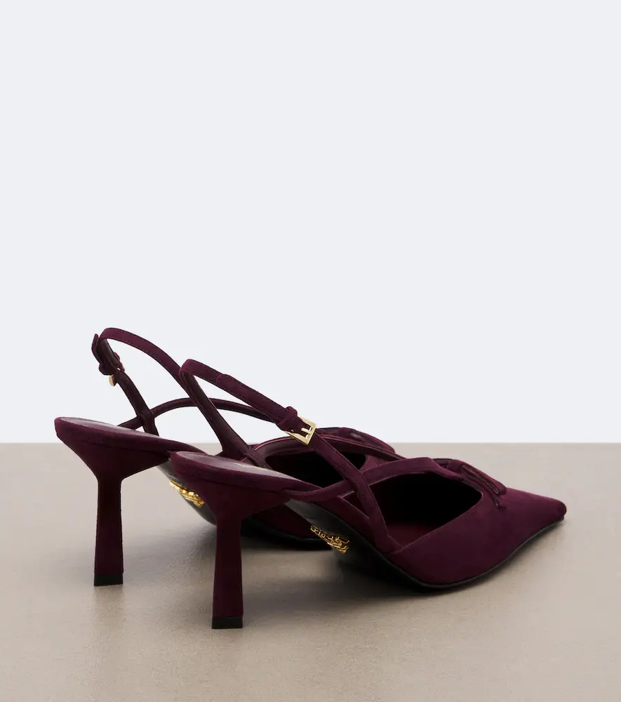 Prada Bow-detail suede slingback pumps | Thumbnail 4 Prada Bow-detail suede slingback pumps | Thumbnail 4