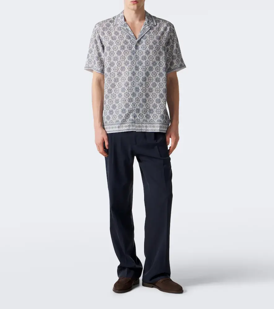 Orlebar Brown Maitan printed shirt | Thumbnail 4 Orlebar Brown Maitan printed shirt | Thumbnail 4