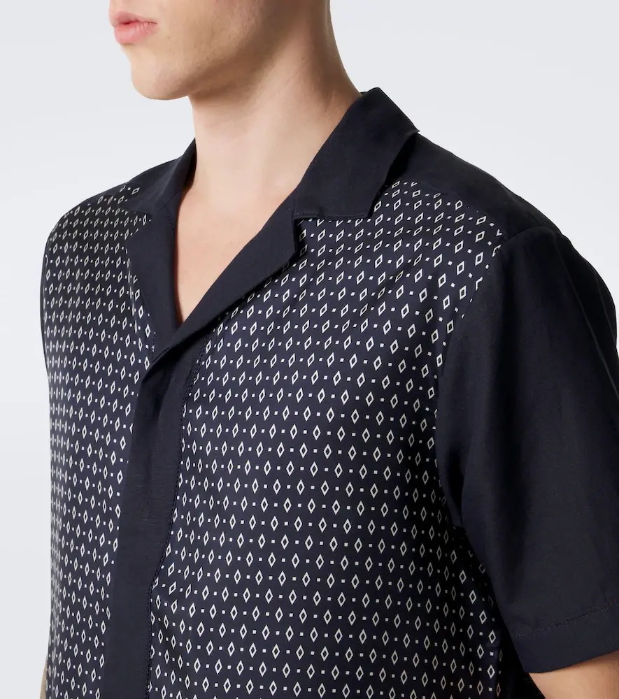 Orlebar Brown Maitan silk and linen shirt | Thumbnail 4 Orlebar Brown Maitan silk and linen shirt | Thumbnail 4