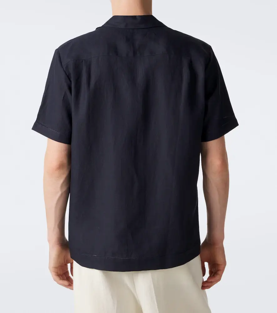 Orlebar Brown Maitan silk and linen shirt | Thumbnail 5 Orlebar Brown Maitan silk and linen shirt | Thumbnail 5