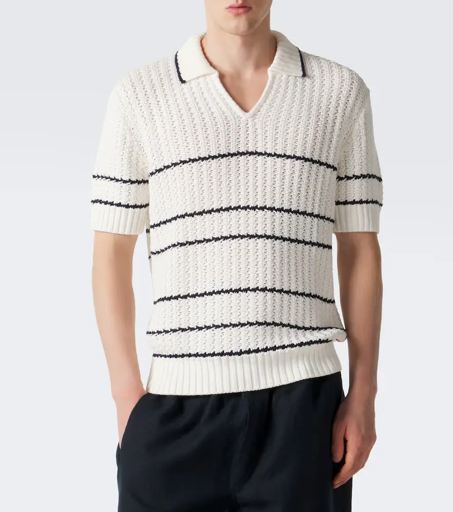 Orlebar Brown Swift crochet cotton polo shirt | Thumbnail 3 Orlebar Brown Swift crochet cotton polo shirt | Thumbnail 3