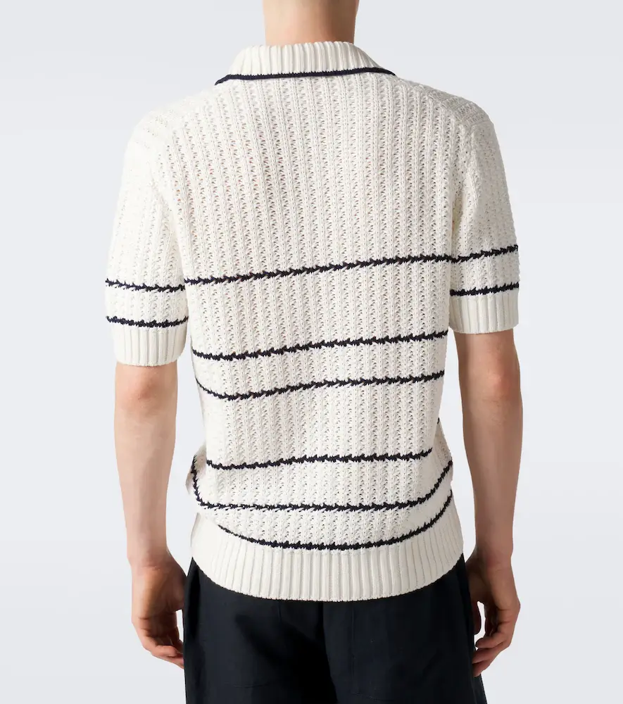 Orlebar Brown Swift crochet cotton polo shirt | Thumbnail 4 Orlebar Brown Swift crochet cotton polo shirt | Thumbnail 4