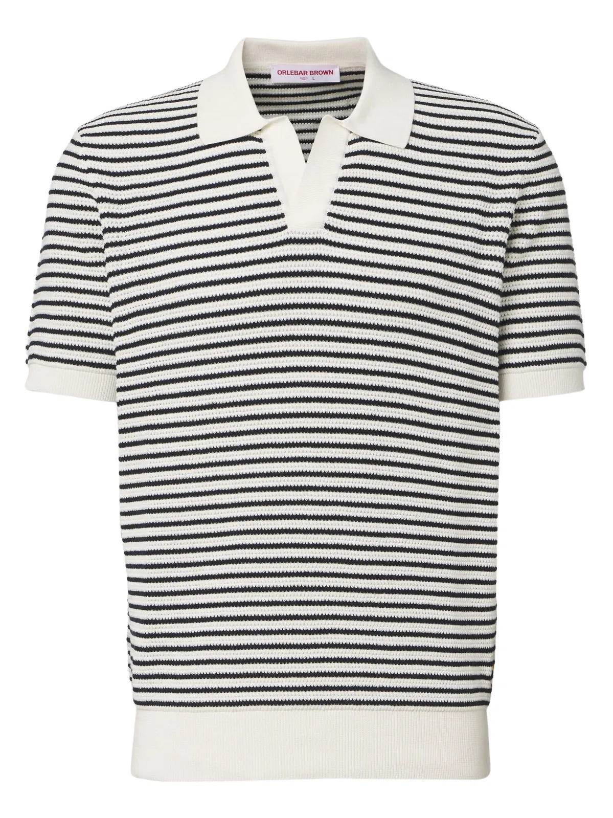 Orlebar Brown Horton striped cotton polo shirt