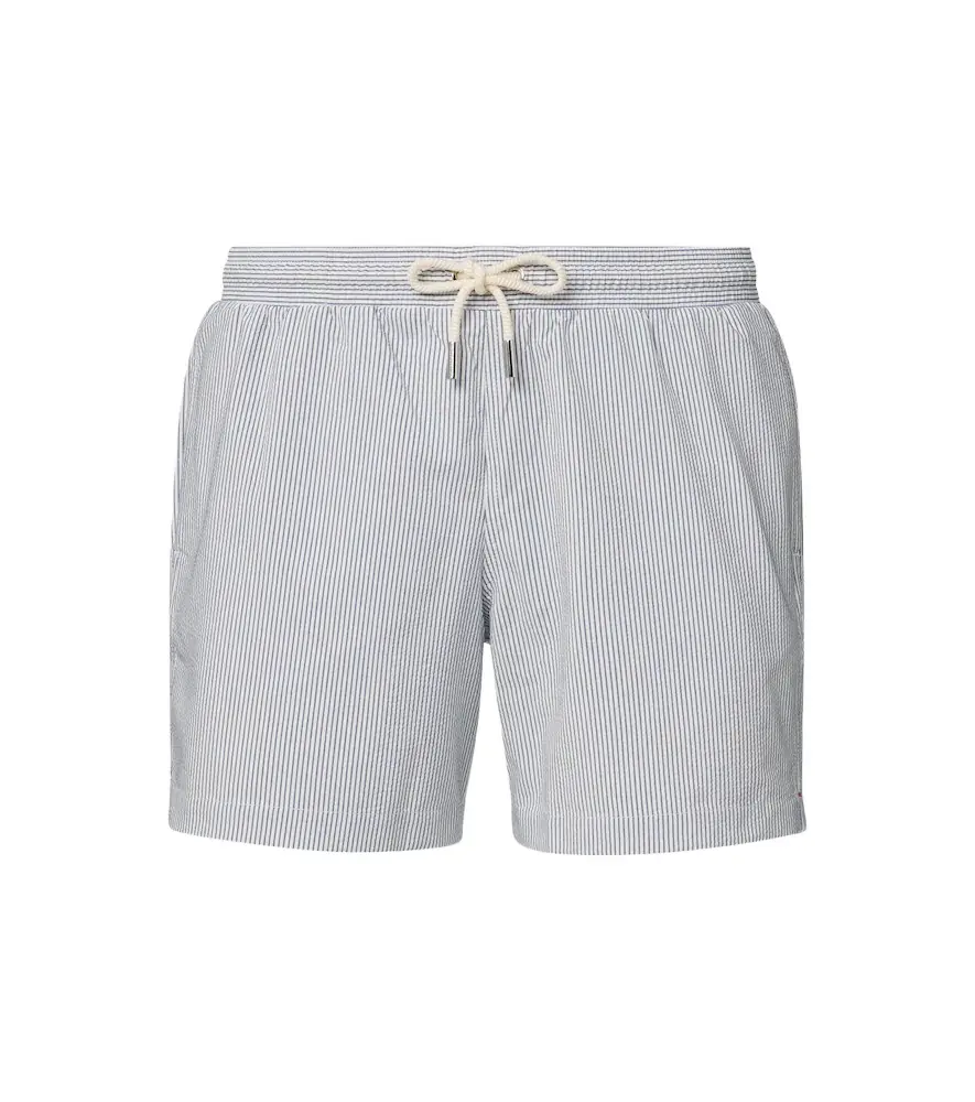 Orlebar Brown Boxer III striped seersucker swim trunks