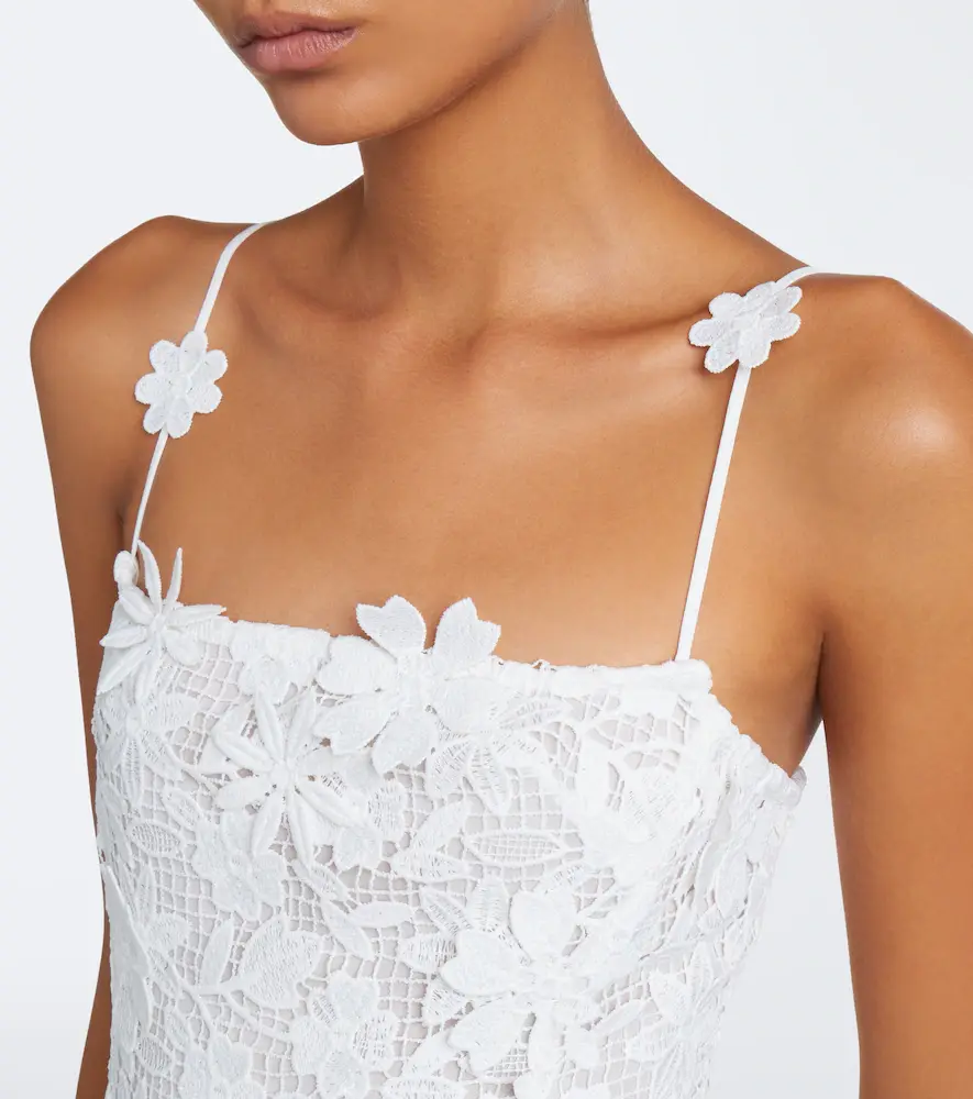 BLUMARINE Guipure lace minidress | Thumbnail 4 BLUMARINE Guipure lace minidress | Thumbnail 4