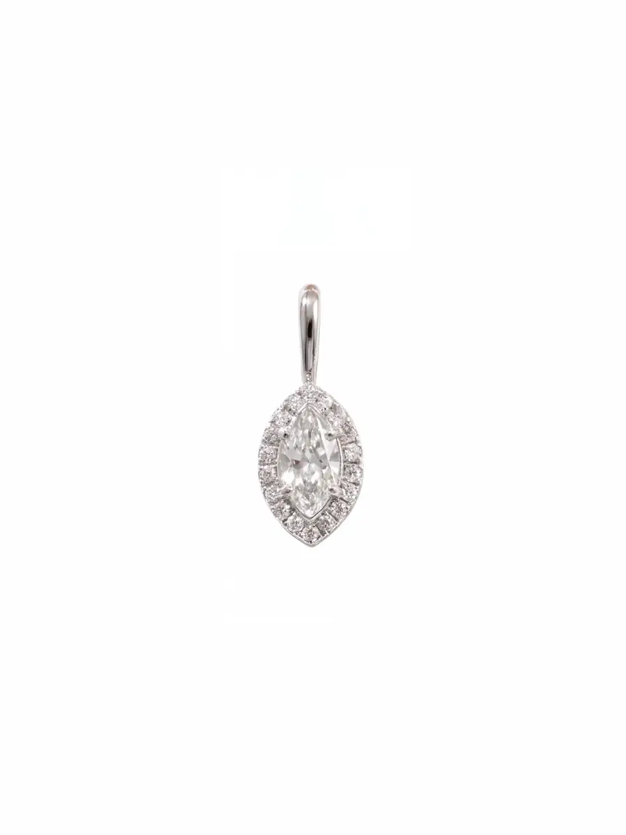 GIA 1.23ct Diamond 18K Gold Pendant GIA 1.23ct Diamond 18K Gold Pendant