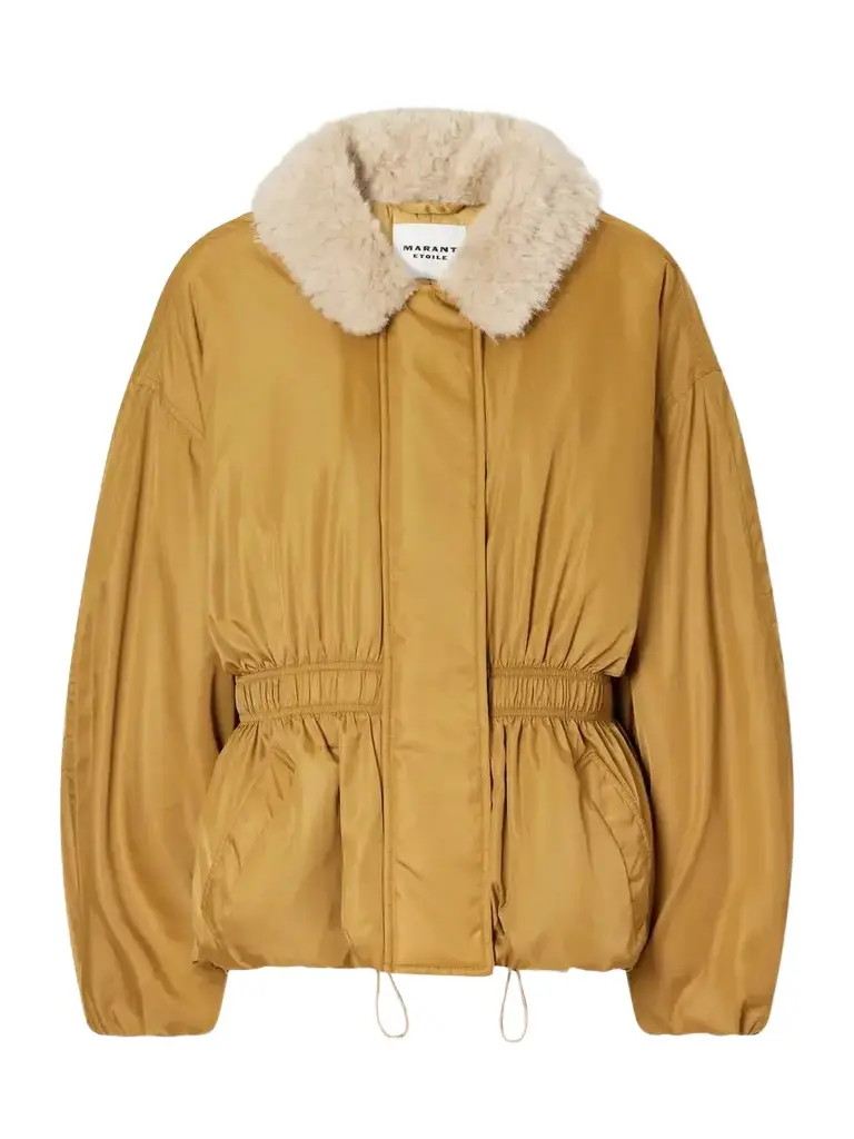 Selja Plush-trimmed Shell Coat Selja Plush-trimmed Shell Coat