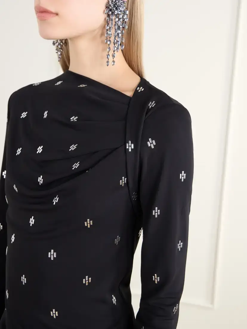 Isabel Marant Embellished Gathered Mesh Top | Thumbnail 5 Isabel Marant Embellished Gathered Mesh Top | Thumbnail 5