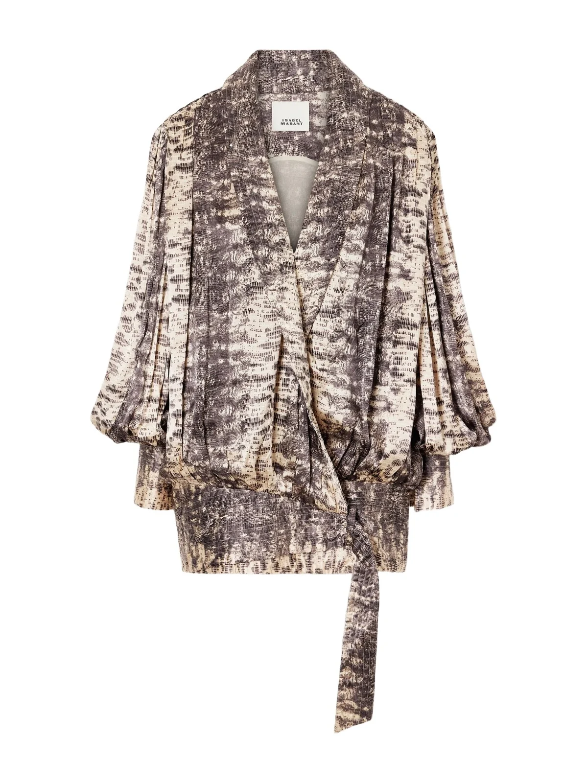 Dilja Snake-print Draped Silk-satin Mini Dress Dilja Snake-print Draped Silk-satin Mini Dress