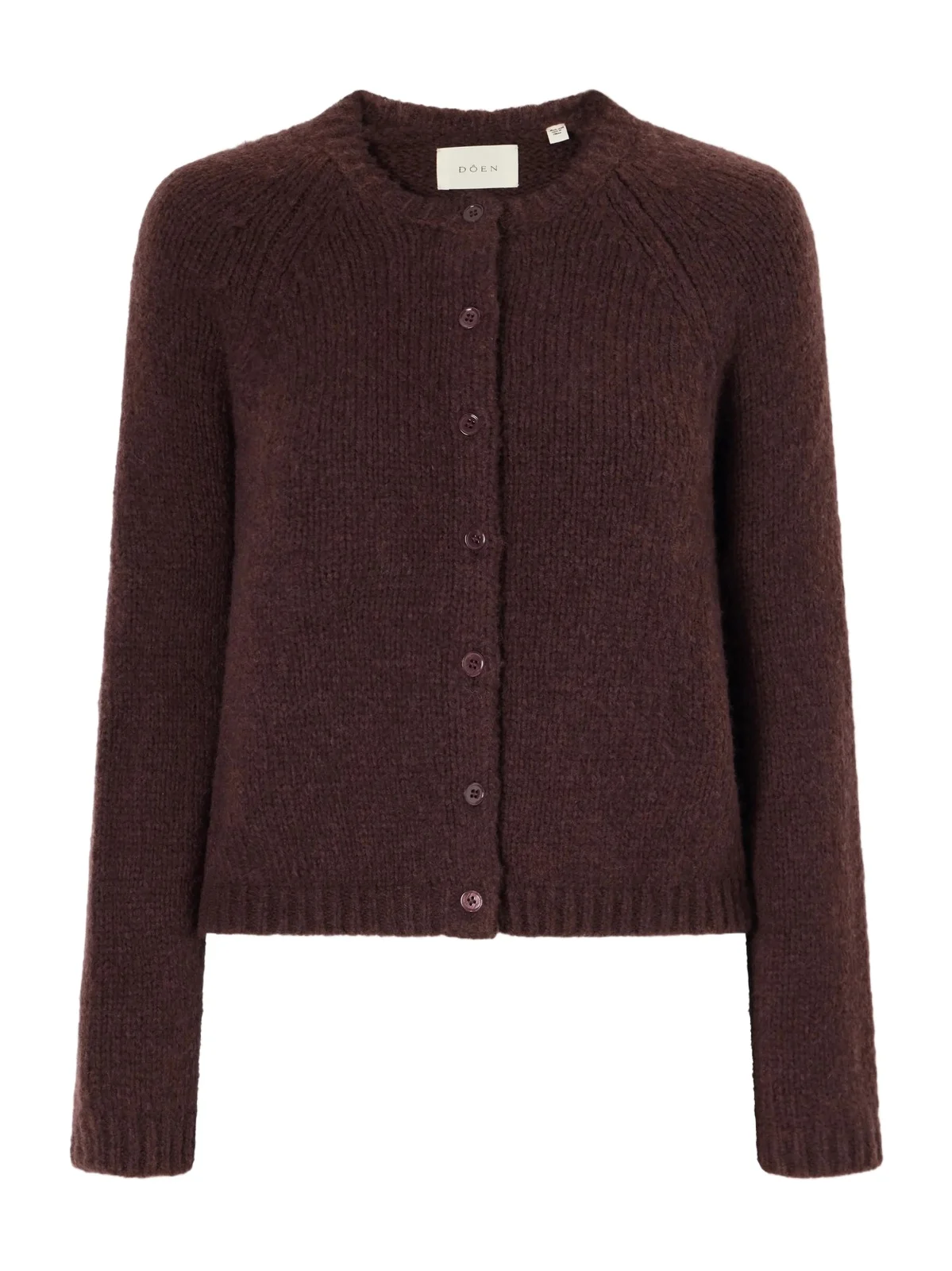 Darcy Wool And Cashmere-blend Cardigan - Burgundy Darcy Wool And Cashmere-blend Cardigan - Burgundy
