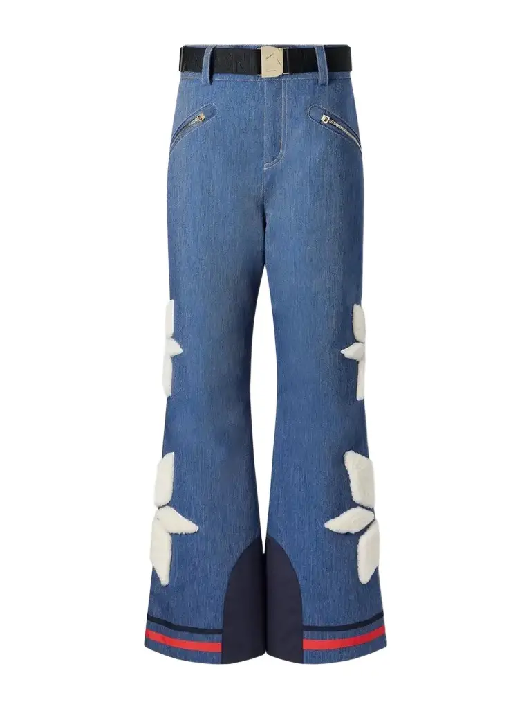 Bogner Fena-l Denim-effect Bootcut Ski Pants