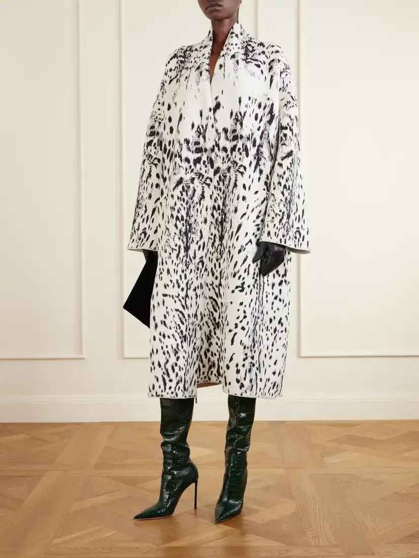 Tom Ford Animal-jacquard Velvet Coat | Thumbnail 2 Tom Ford Animal-jacquard Velvet Coat | Thumbnail 2