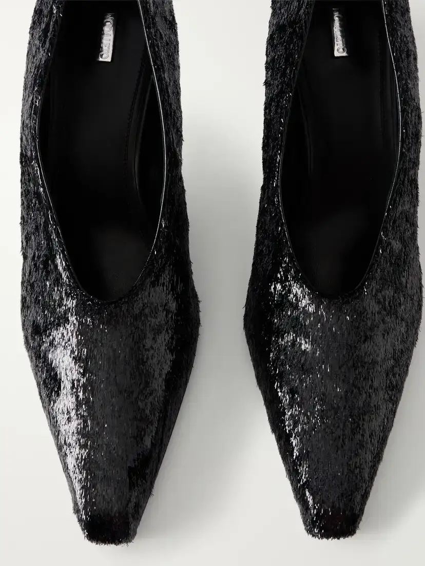 NODALETO Dona 50 Coated Velvet Pumps | Thumbnail 5 NODALETO Dona 50 Coated Velvet Pumps | Thumbnail 5