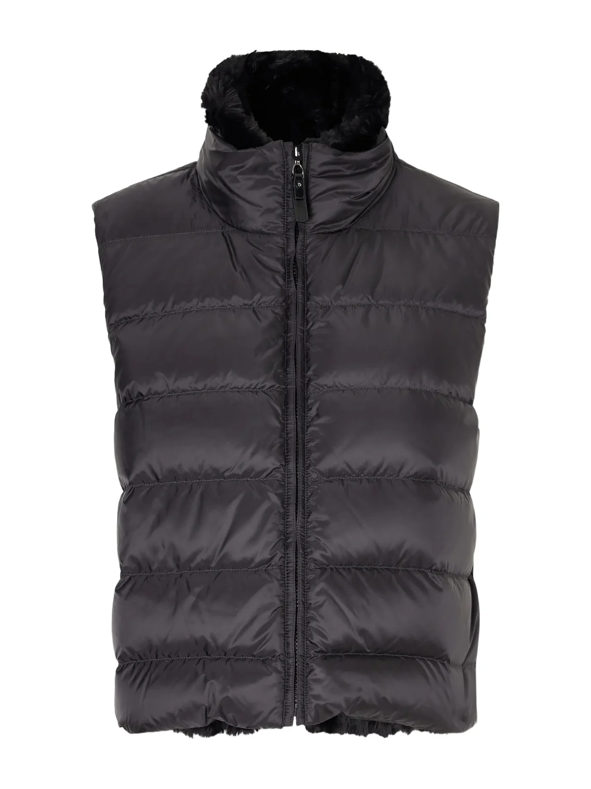 Max Mara Canditi Reversible Quilted Shell And Plush Down Gilet